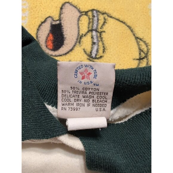 Folk Art Applique Valorie's Vintage Sweater Size L Friends Are The Best Hearts - Picture 6 of 9